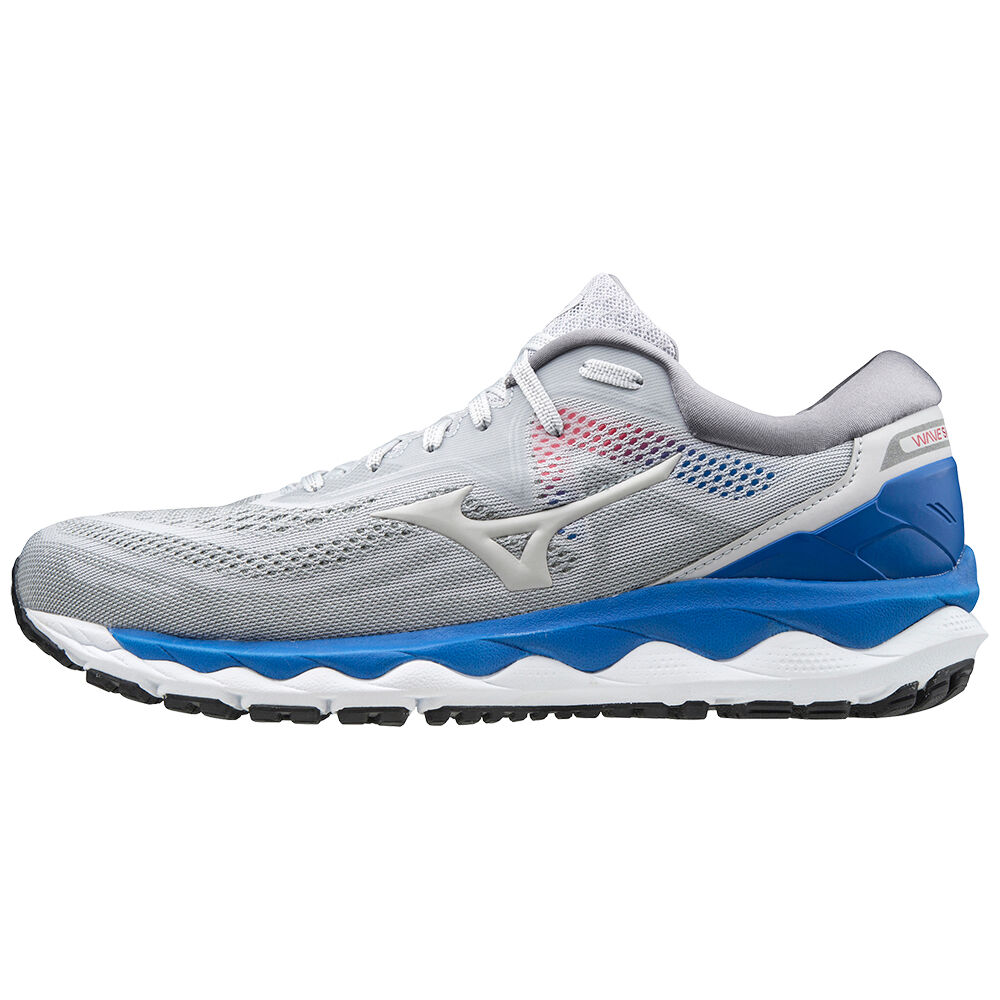 Scarpe Running Mizuno Wave Sky 4 Uomo - Grigie/Blu - 43829-NFUR